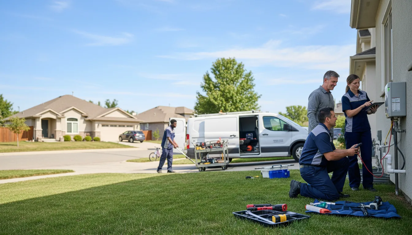 Tankless water heater service in Spalding, MI